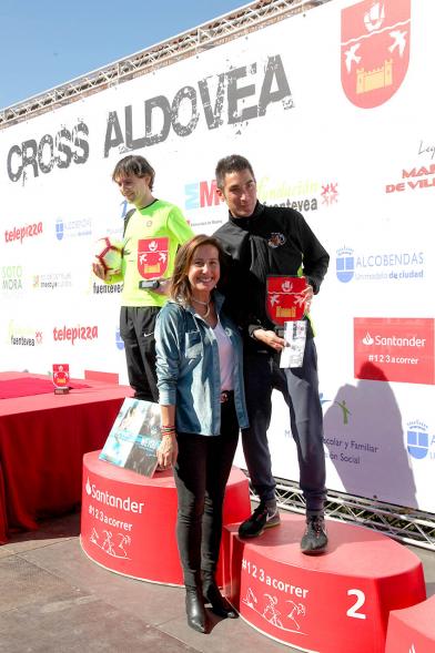 39ª Edición Cross Aldovea detalle entrega de premios