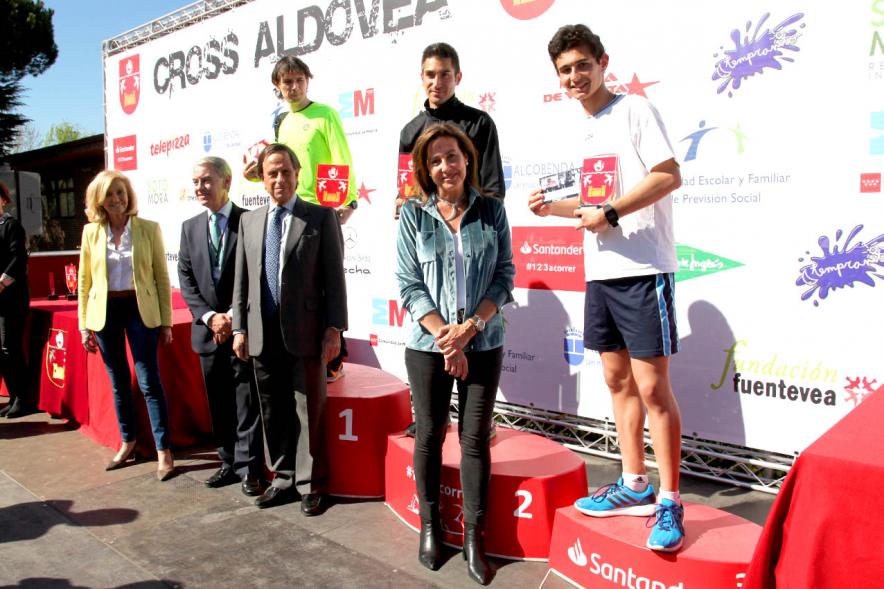 39ª Edición Cross Aldovea Detalle podium 