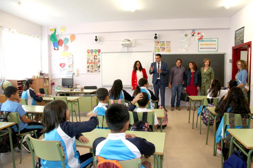 Concejales en clase