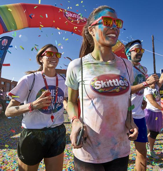 Carrera Color Run - Imagen participantes en la carrera.