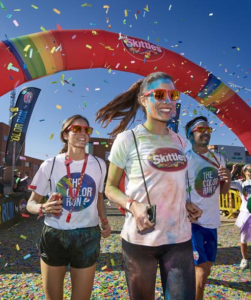 Carrera Color Run - Imagen participantes en la carrera.
