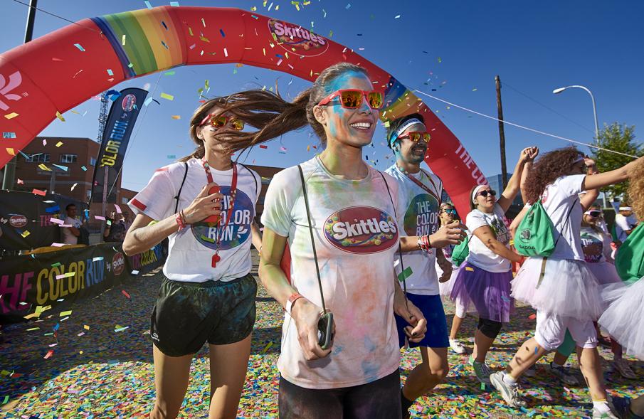 Carrera Color Run - Imagen participantes en la carrera.