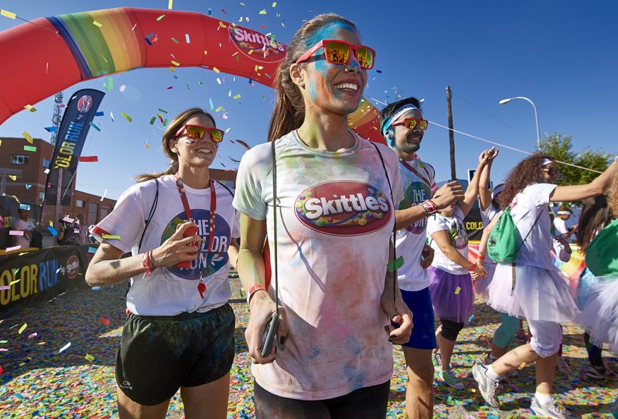 Carrera Color Run - Imagen participantes en la carrera.