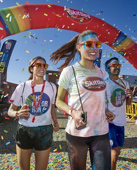 Carrera Color Run - Imagen participantes en la carrera.