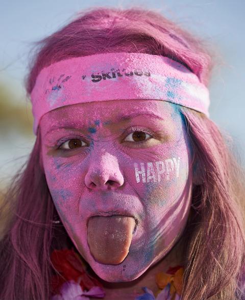 Carrera Color Run - Imagen participante en la carrera.