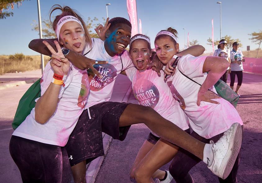 Carrera Color Run - Imagen participantes en la carrera.