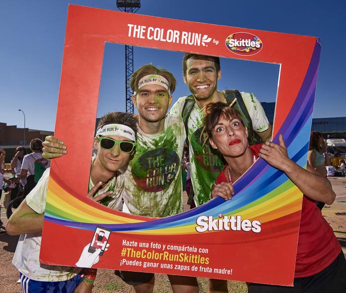 Carrera Color Run - Imagen participantes en la carrera.