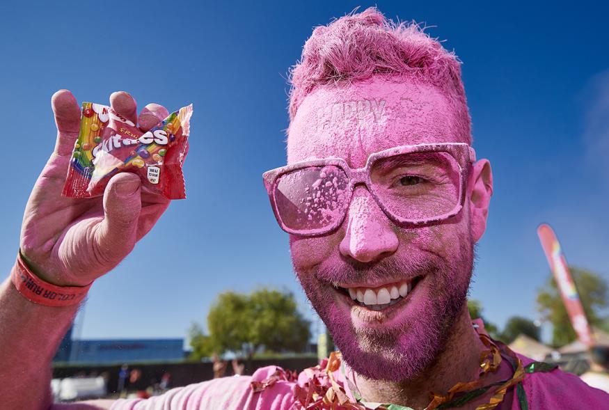 Carrera Color Run - Imagen participante en la carrera.