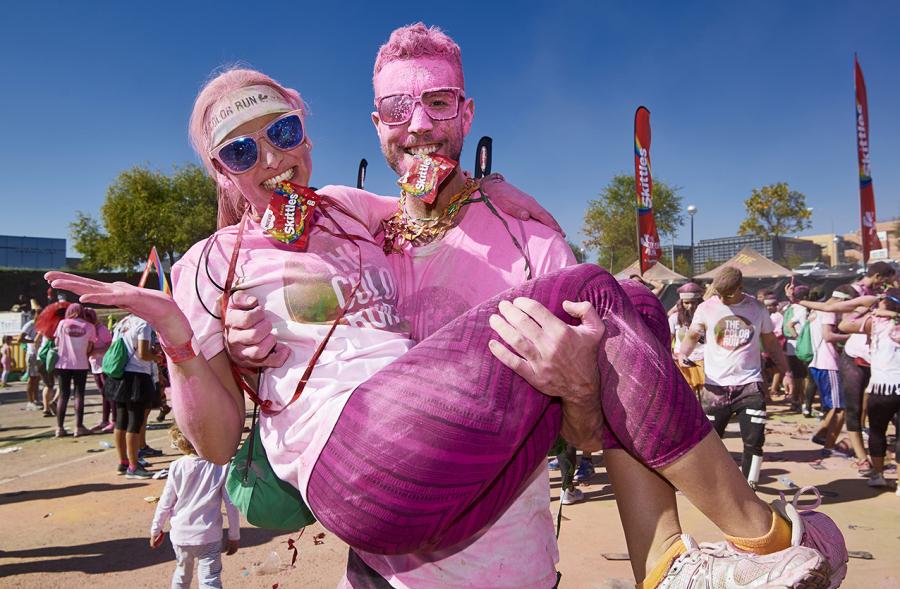 Carrera Color Run - Imagen participantes en la carrera.