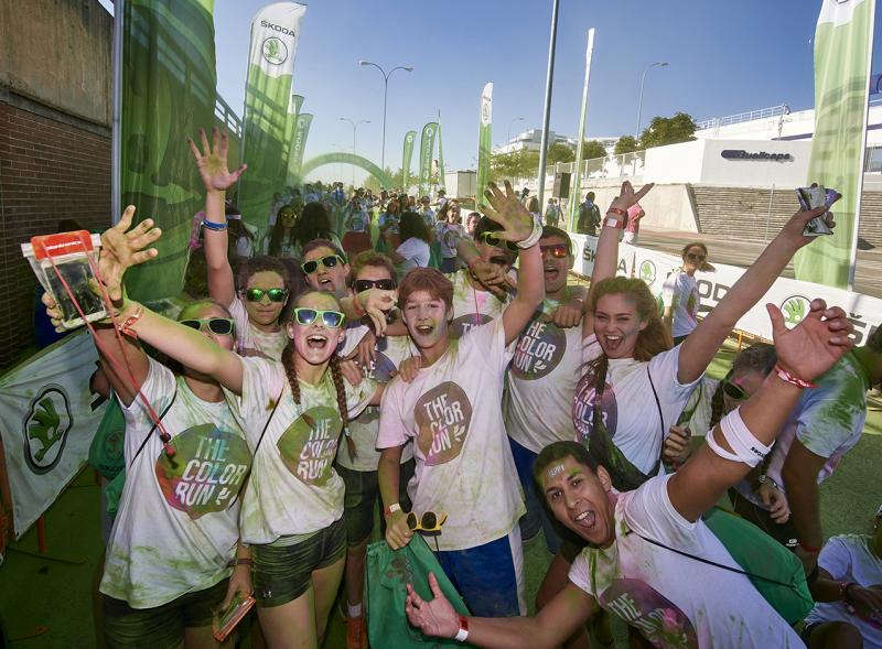 Carrera Color Run - Imagen participantes en la carrera.