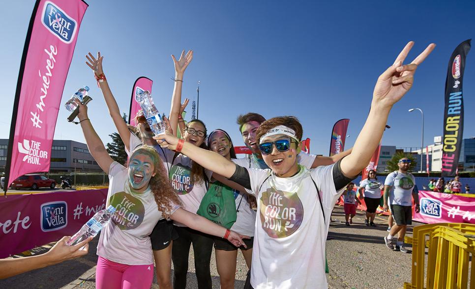 Carrera Color Run - Imagen participantes en la carrera.
