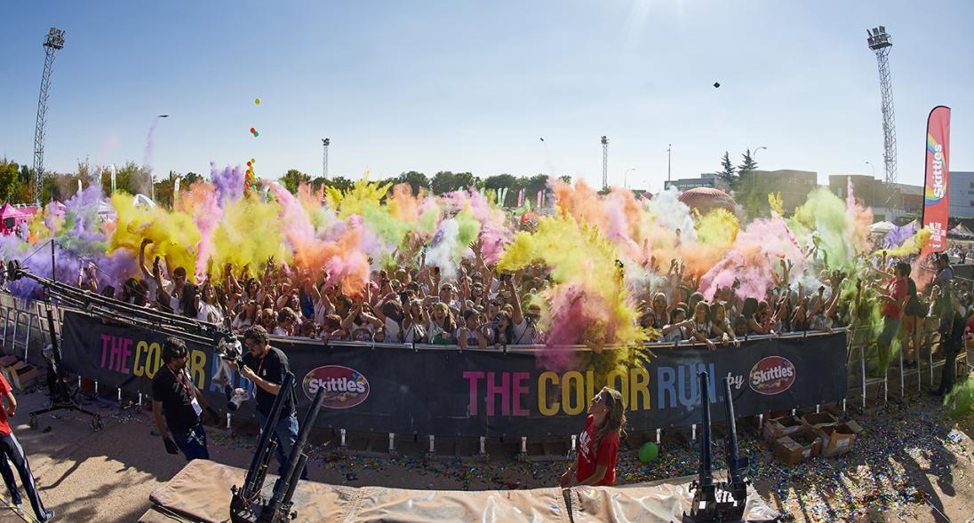 Carrera Color Run - Imagen del público en general.