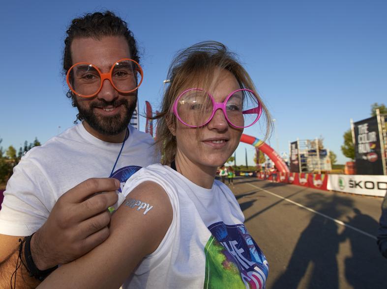 Carrera Color Run - Imagen participantes en la carrera.