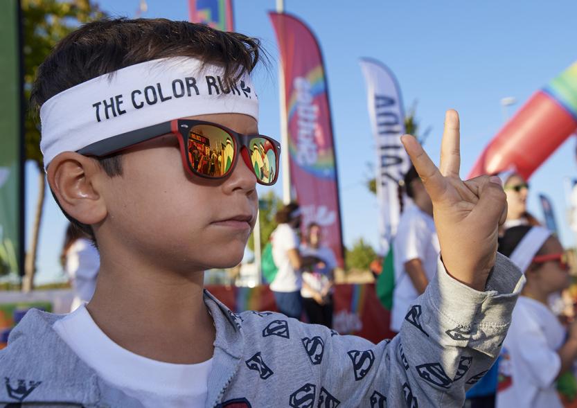 Carrera Color Run - Imagen participante en la carrera.