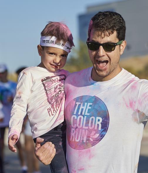 Carrera Color Run - Imagen participantes en la carrera.