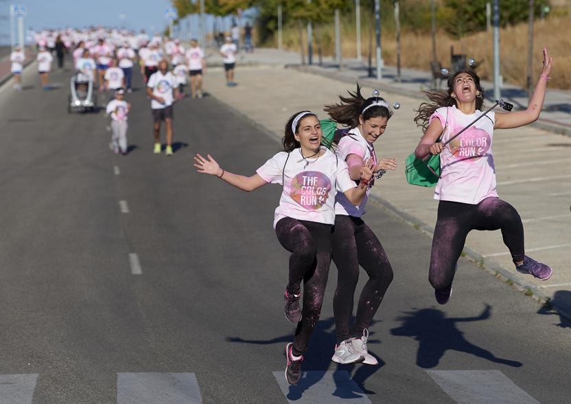 Carrera Color Run - Imagen participantes en la carrera.