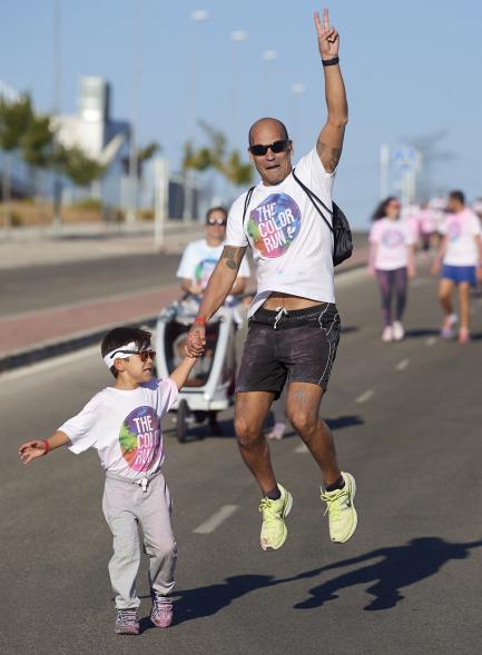 Carrera Color Run - Imagen participantes en la carrera.