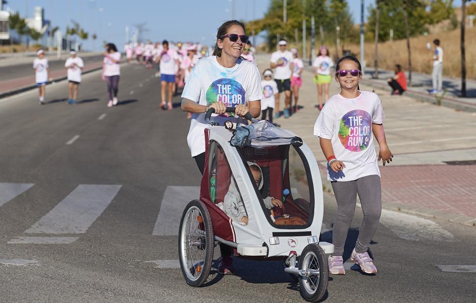 Carrera Color Run - Imagen participantes en la carrera.