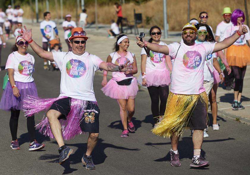 Carrera Color Run - Imagen participantes en la carrera.
