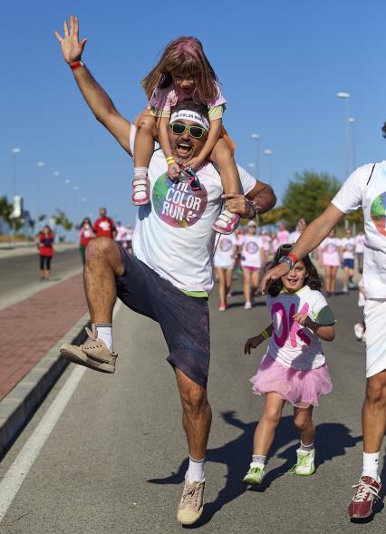 Carrera Color Run - Imagen participantes en la carrera.