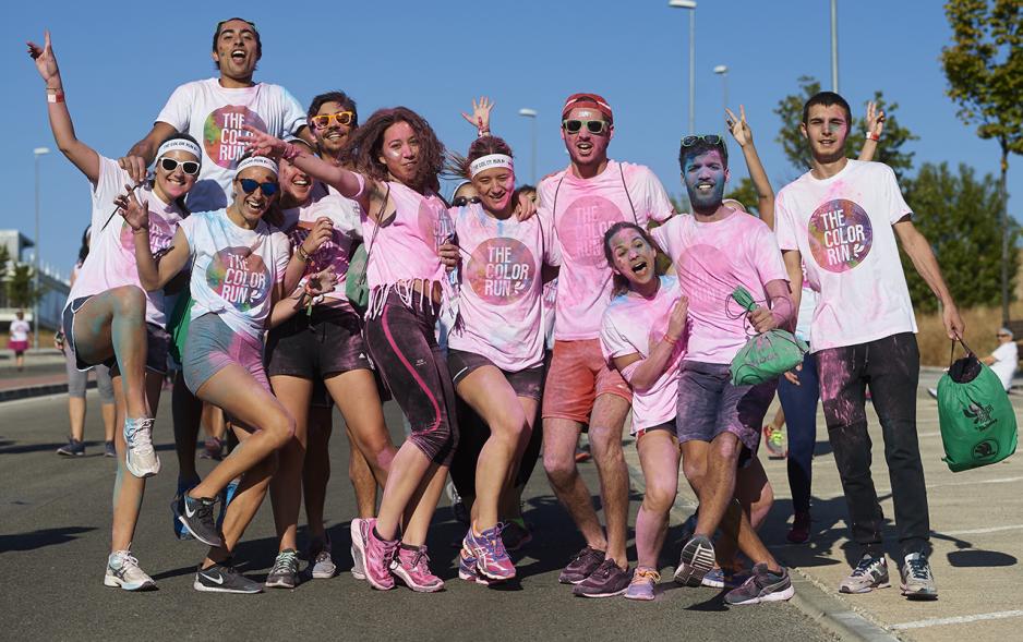 Carrera Color Run - Imagen participantes en la carrera.