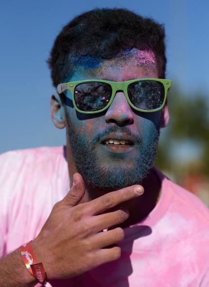 Carrera Color Run - Imagen participante en la carrera.
