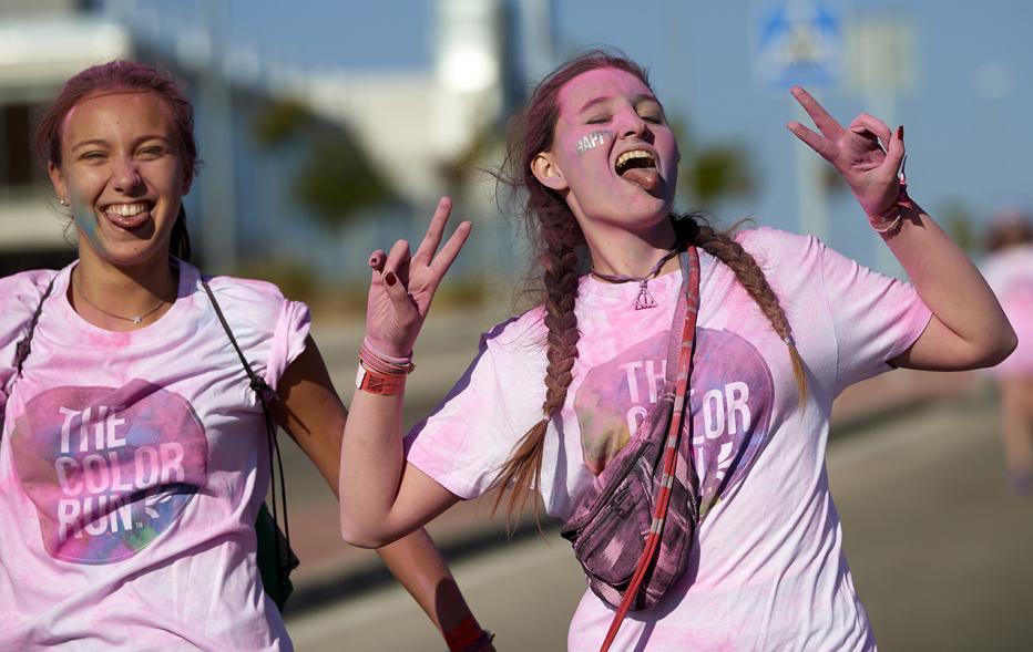 Carrera Color Run - Imagen participantes en la carrera.