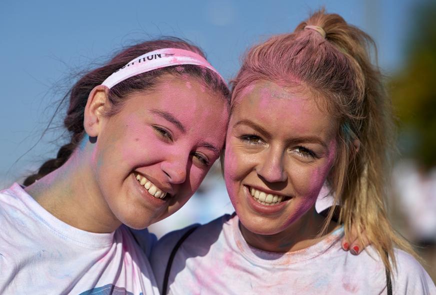 Carrera Color Run - Imagen participantes en la carrera.