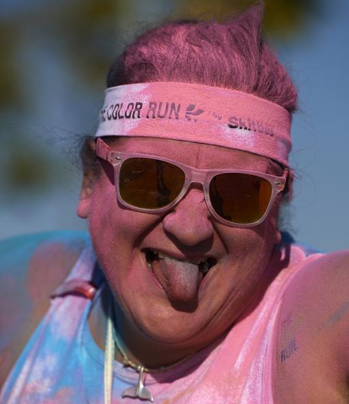 Carrera Color Run - Imagen participante en la carrera.