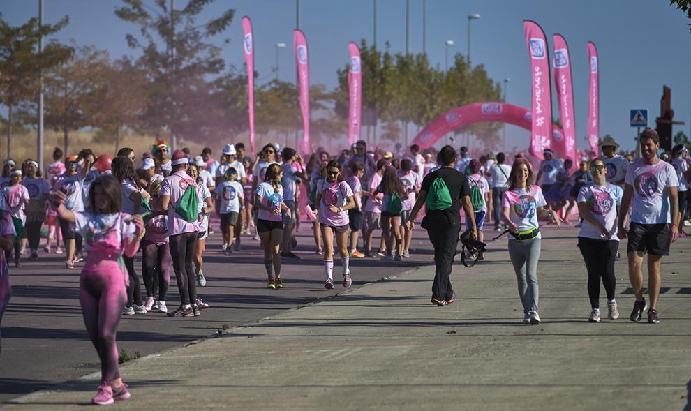 Carrera Color Run - Imagen participantes en la carrera.