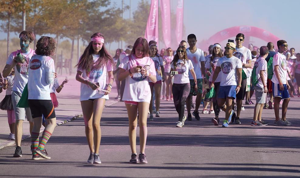 Carrera Color Run - Imagen participantes en la carrera.