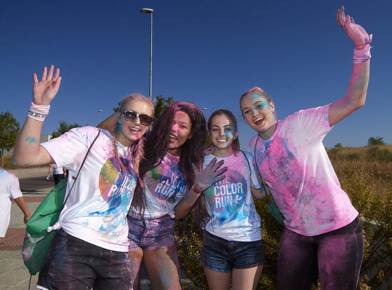 Carrera Color Run - Imagen participantes en la carrera.