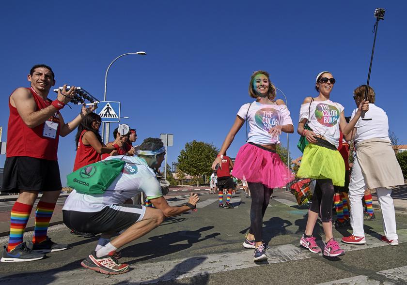 Carrera Color Run - Imagen participantes en la carrera.