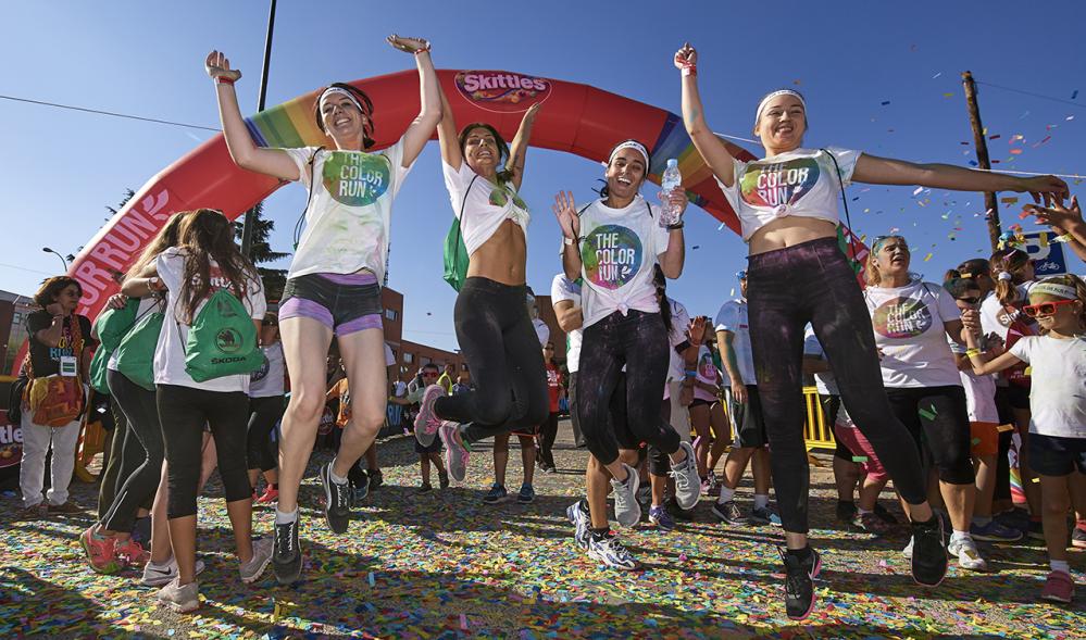 Carrera Color Run - Imagen participantes en la carrera.