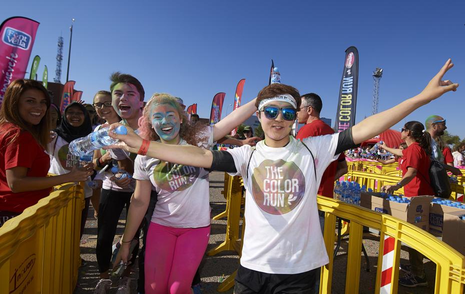 Carrera Color Run - Imagen participantes en la carrera.
