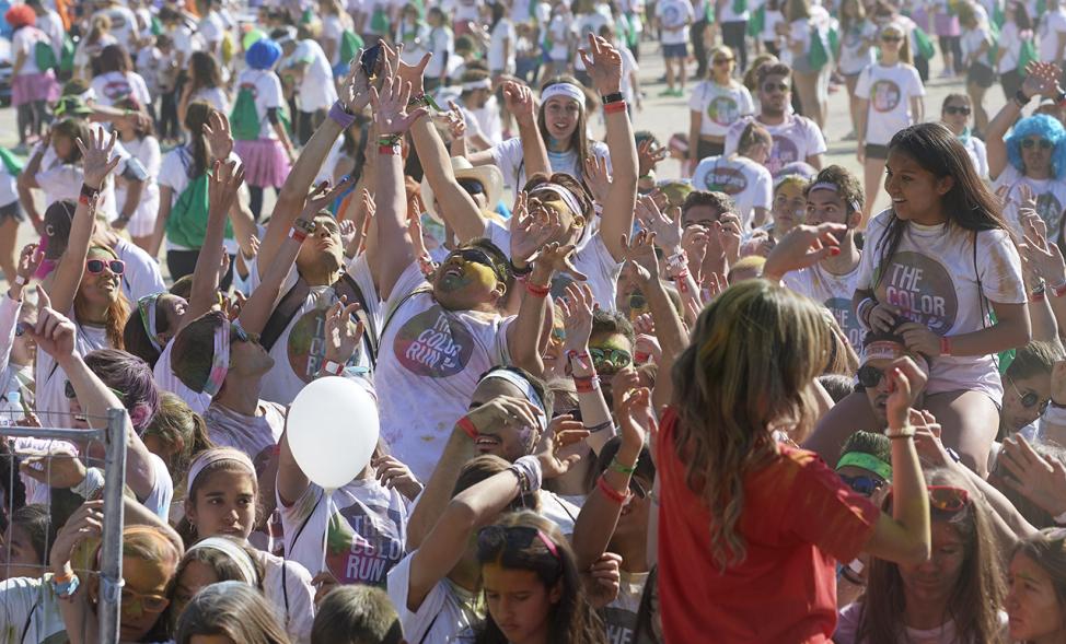 Carrera Color Run - Imagen del público en general.