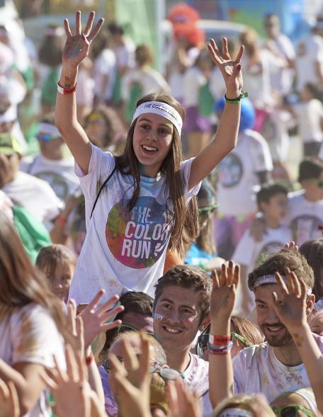 Carrera Color Run - Imagen del público en general.