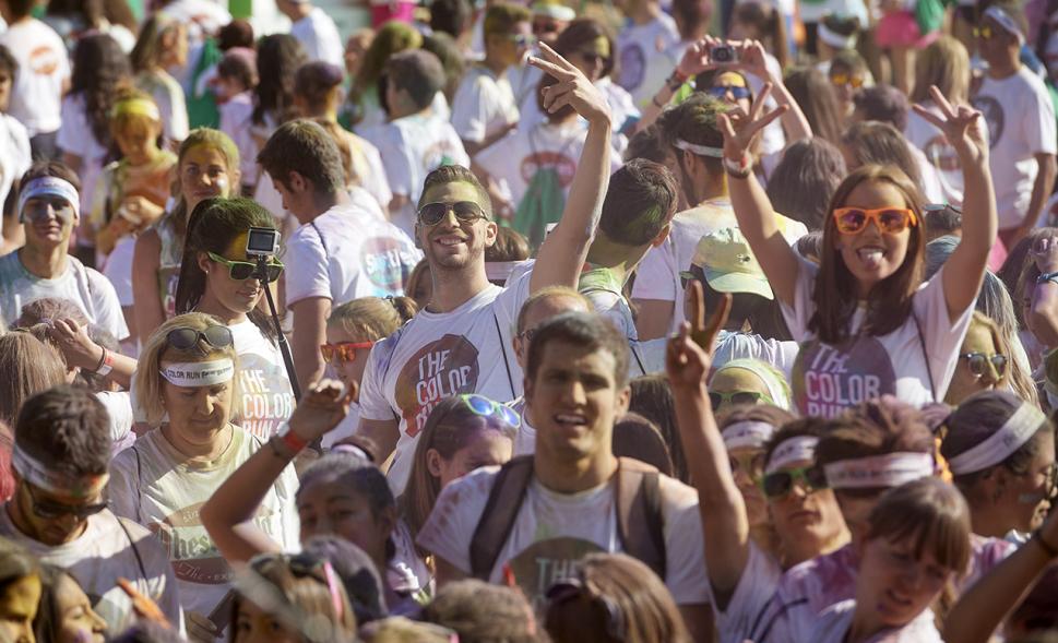 Carrera Color Run - Imagen del público en general.