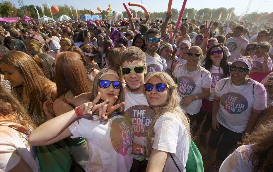 Carrera Color Run - Imagen del público en general.