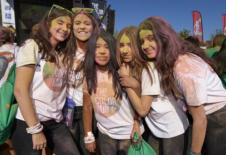 Carrera Color Run - Imagen del público en general.
