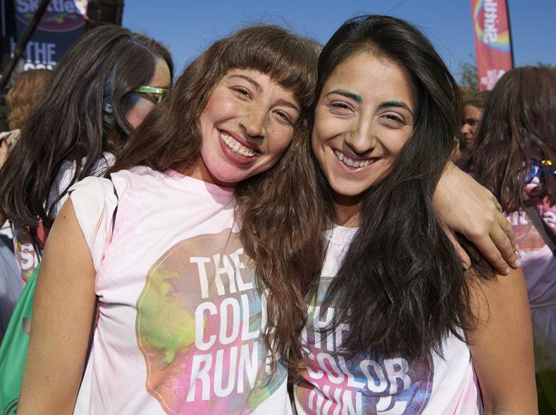 Carrera Color Run - Imagen del público en general.