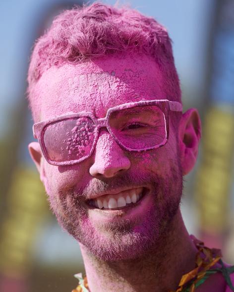 Carrera Color Run - Imagen participante en la carrera.