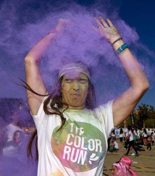 Carrera Color Run - Imagen participante en la carrera.