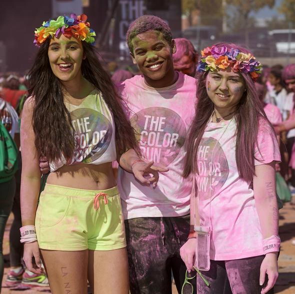 Carrera Color Run - Imagen participantes en la carrera.