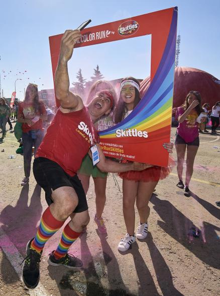 Carrera Color Run - Imagen participantes en la carrera.