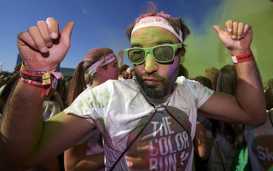 Carrera Color Run - Imagen participante en la carrera.