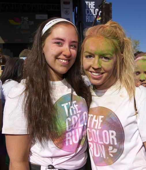 Carrera Color Run - Imagen participantes en la carrera.