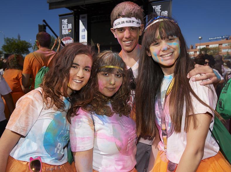 Carrera Color Run - Imagen participantes en la carrera.