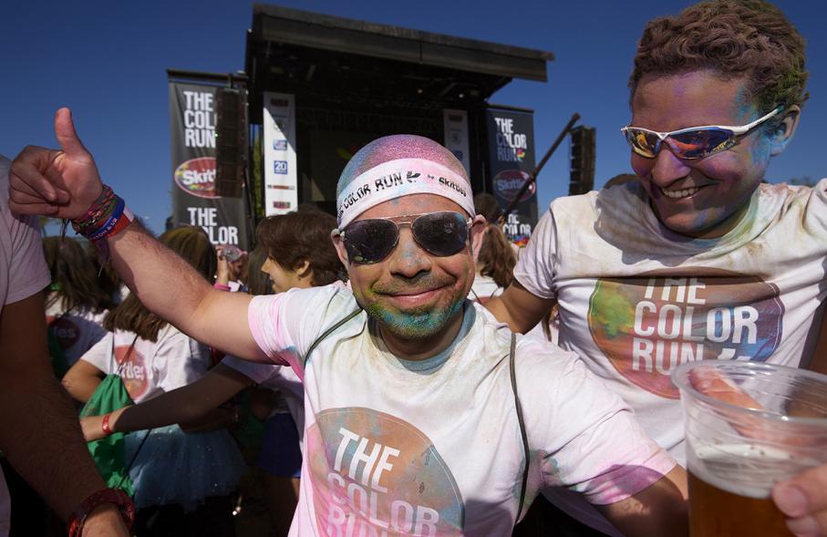 Carrera Color Run - Imagen participantes en la carrera.