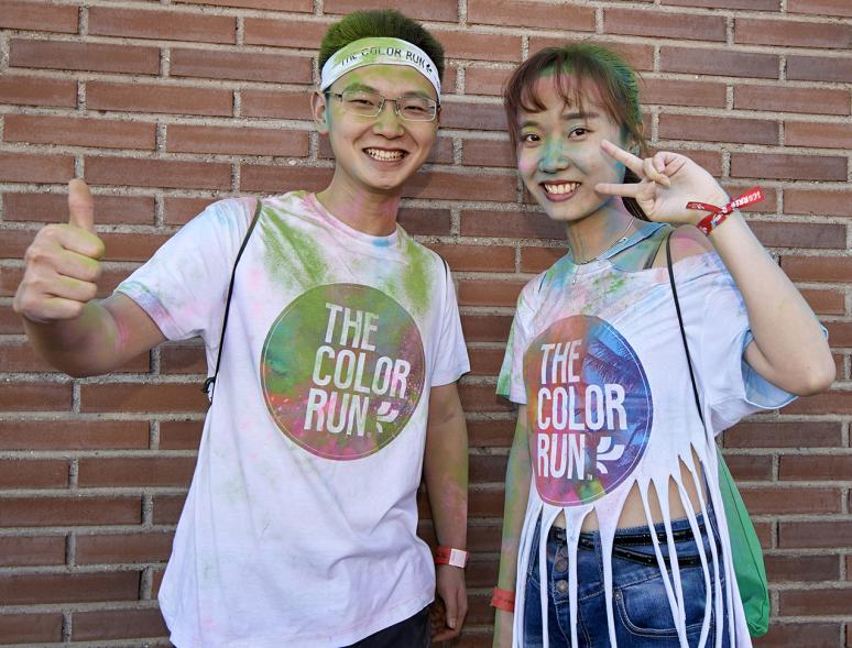 Carrera Color Run - Imagen participantes en la carrera.